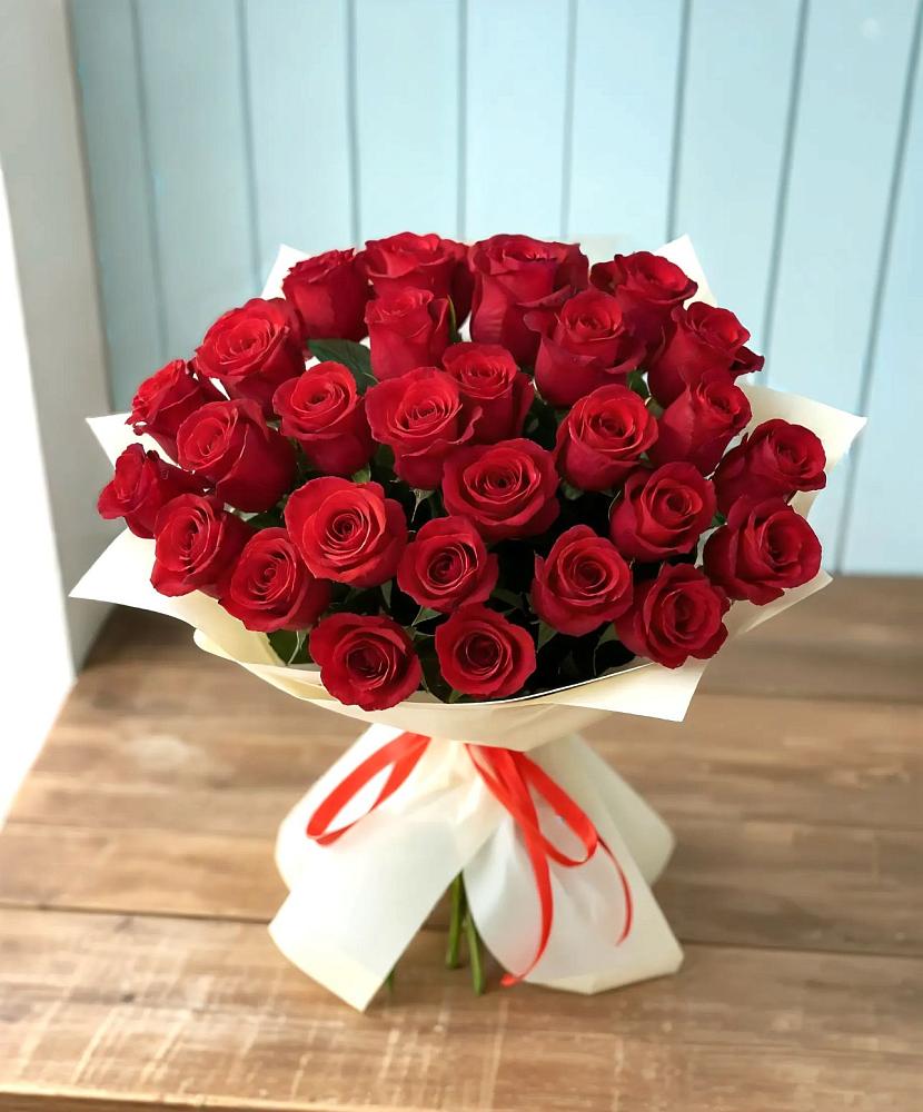 Букет 29 Красных роз в Протекино