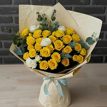 Букет цветов из:  Розы в Протекино