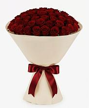 Букет 101 Бордовая роза Блэк Бакарра в Протекино