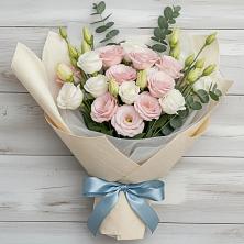 Букет цветов из:  Лизиантусы в Протекино