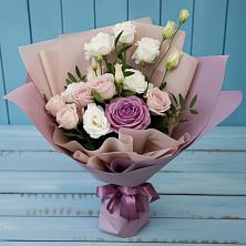 Букет цветов из:  Розы и Лизиантусы в Протекино