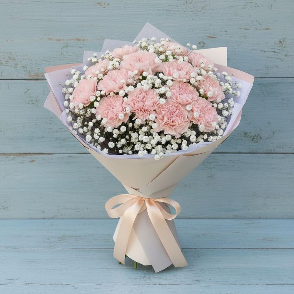 Букет цветов из: Гвоздики в Протекино