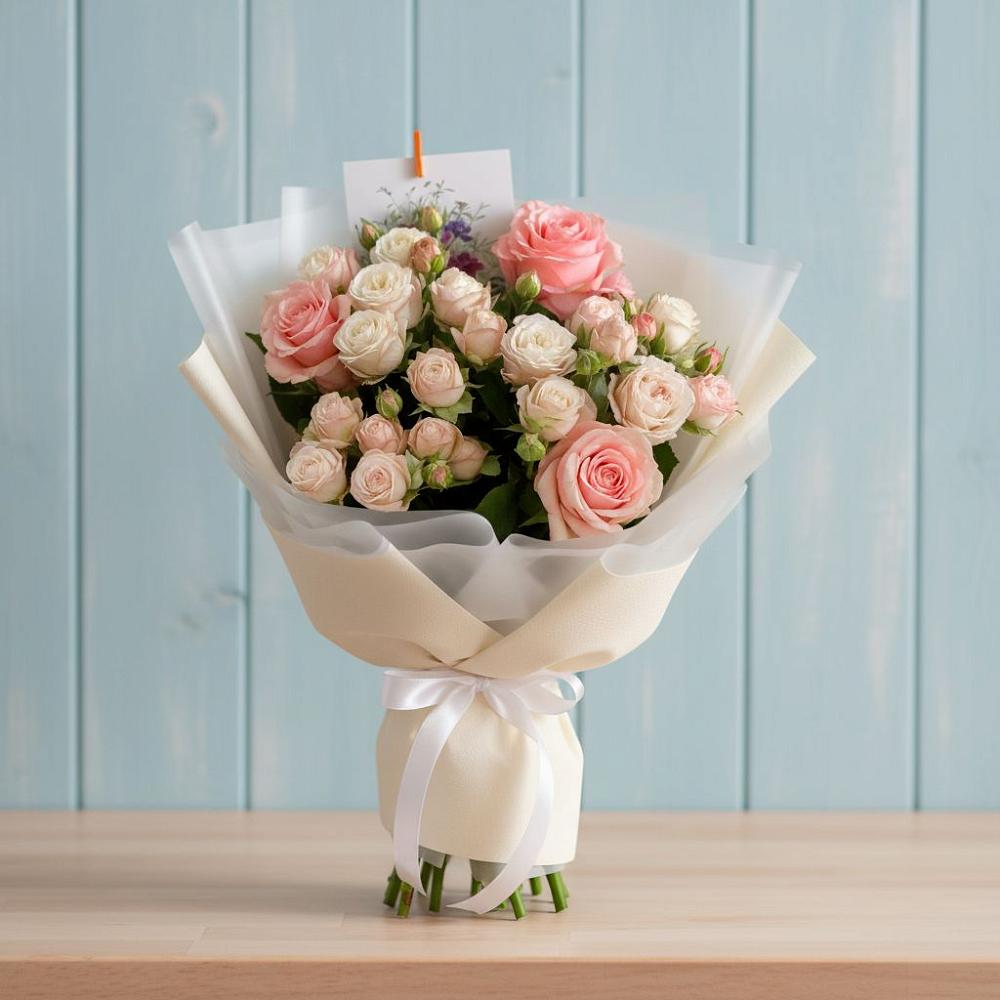 Букет цветов из: Розы в Протекино