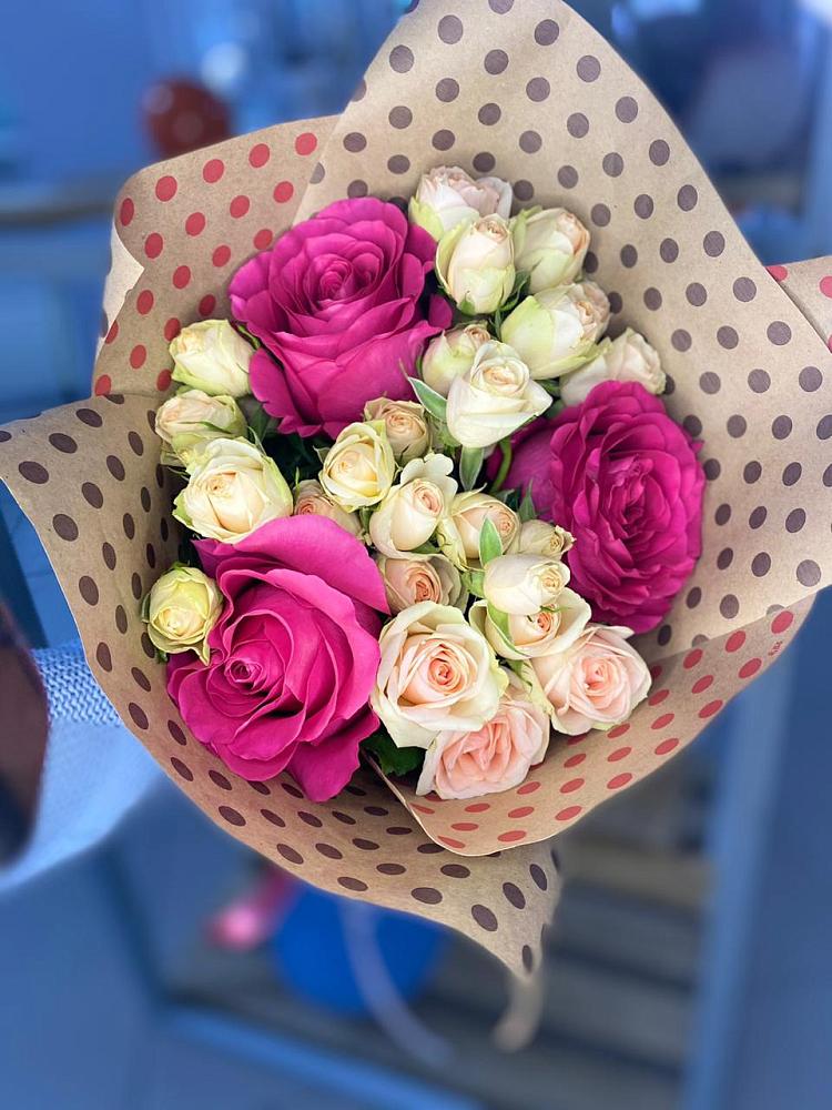 Букет цветов из: Розы в Протекино