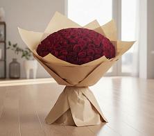 Букет 101 Красная роза в Протекино