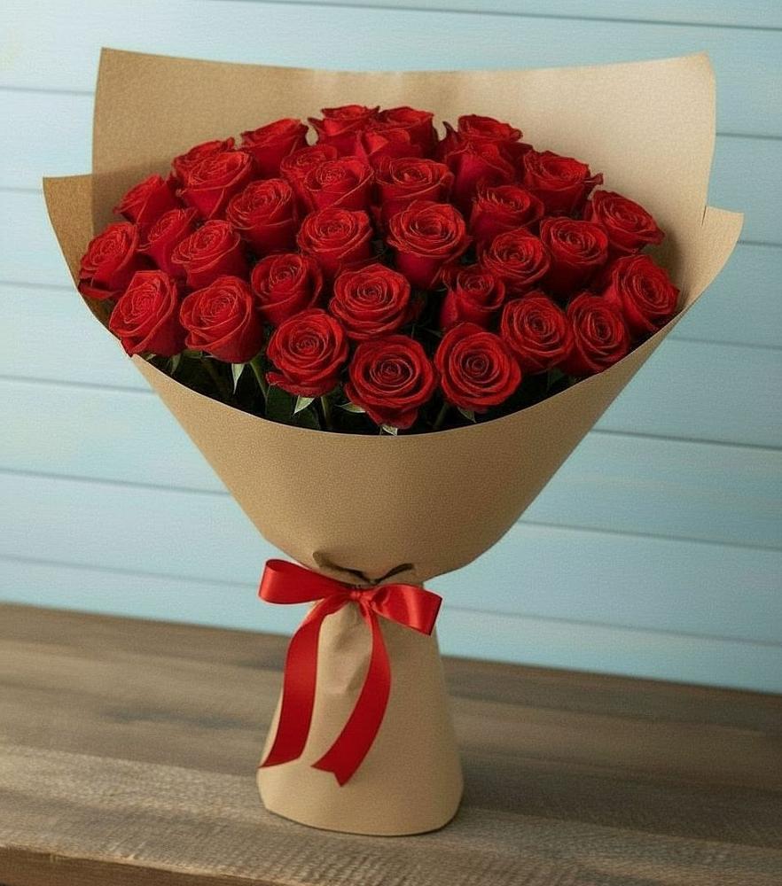 Букет Красные розы Милано в Протекино