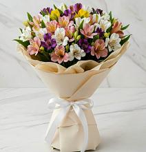 Букет цветов из:  Альстромерии в Протекино