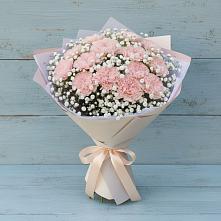Букет цветов из:  Гвоздики в Протекино