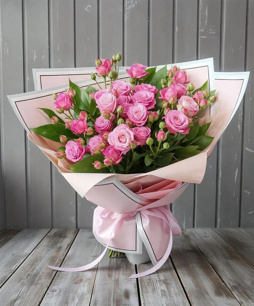 Букет Розовый кустик в Протекино