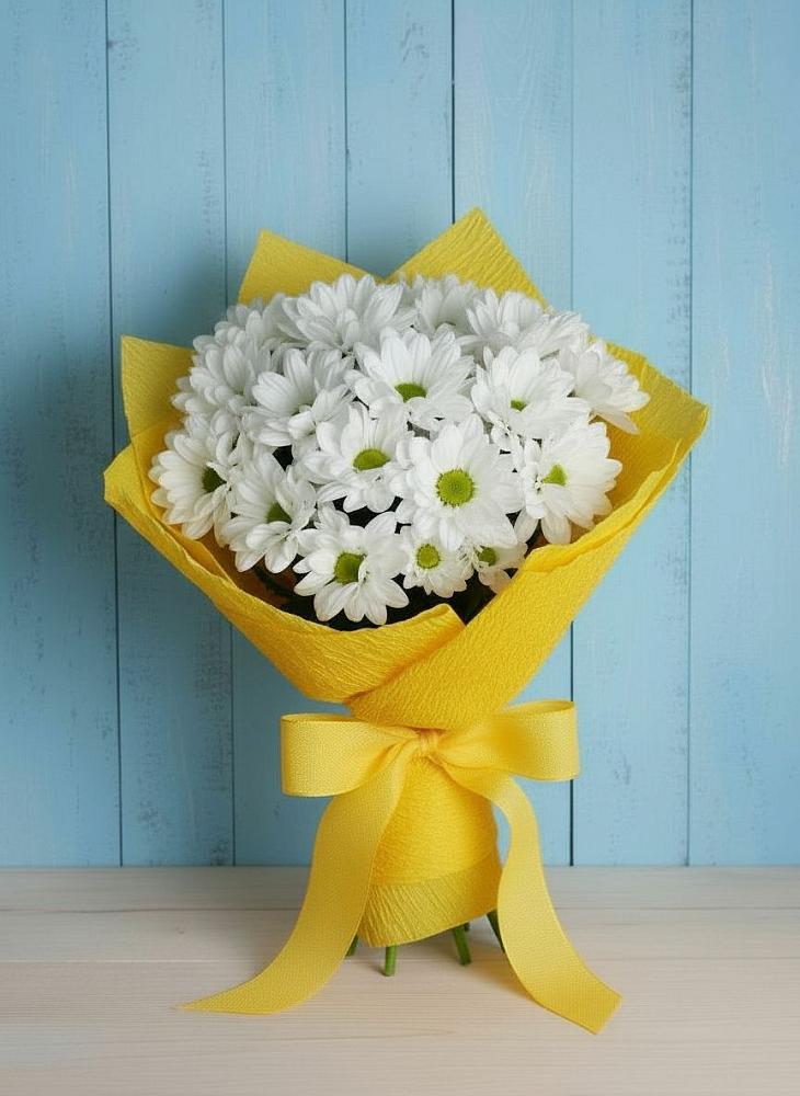 Букет цветов из: Хризантемы в Протекино