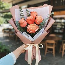 Букет цветов из:  Розы в Протекино