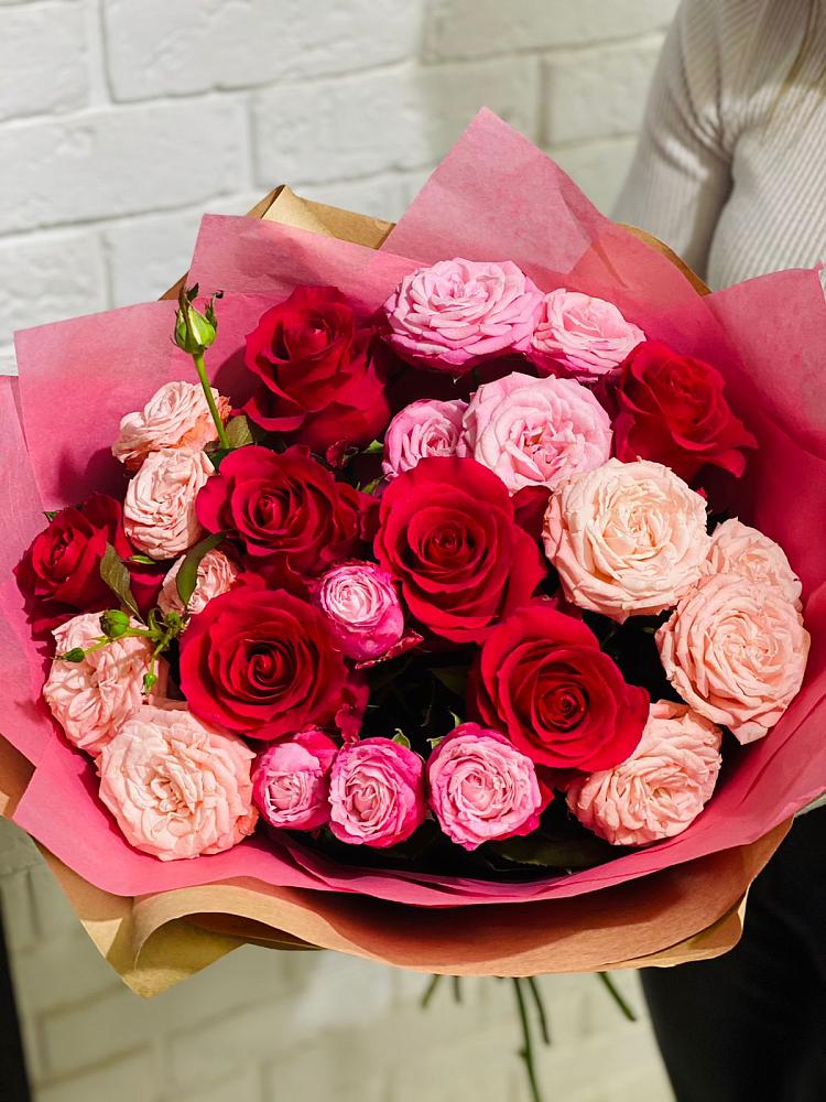 Букет цветов из: Розы в Протекино