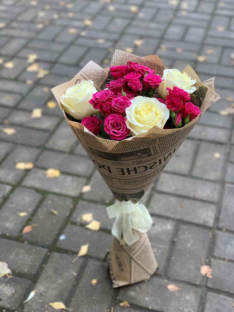 Букет цветов из: Розы в Протекино