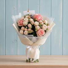 Букет цветов из:  Розы в Протекино