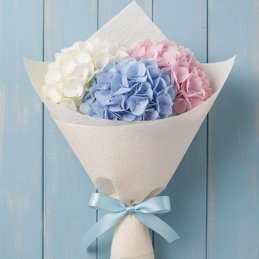 Букет цветов из: Гортензия в Протекино