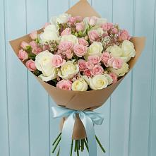 Букет цветов из:  Розы в Протекино